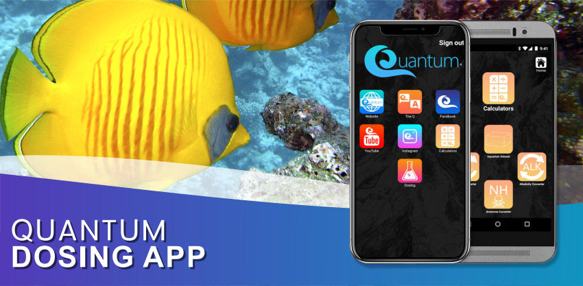 Quantum Aqua Dosing App for Apple and Android
