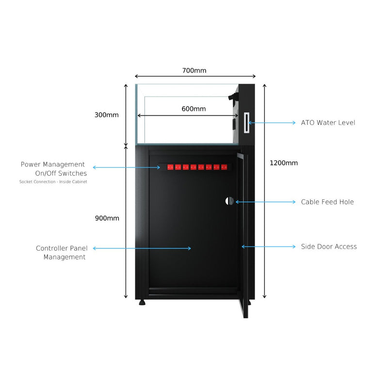 Cade Aquariums Reef S2 Frag Tank 600