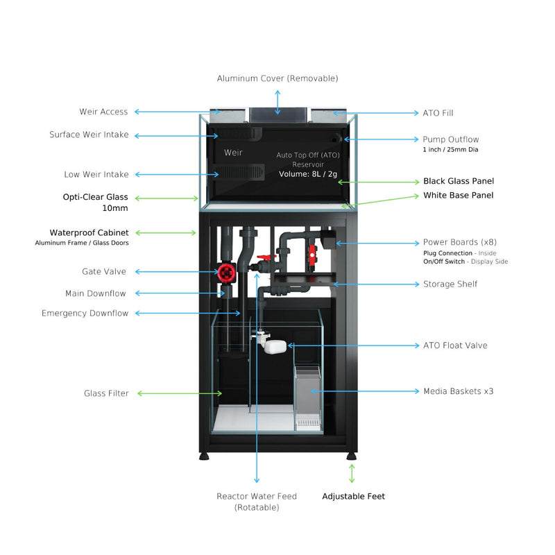 Cade Aquariums Reef S2 Frag Tank 600