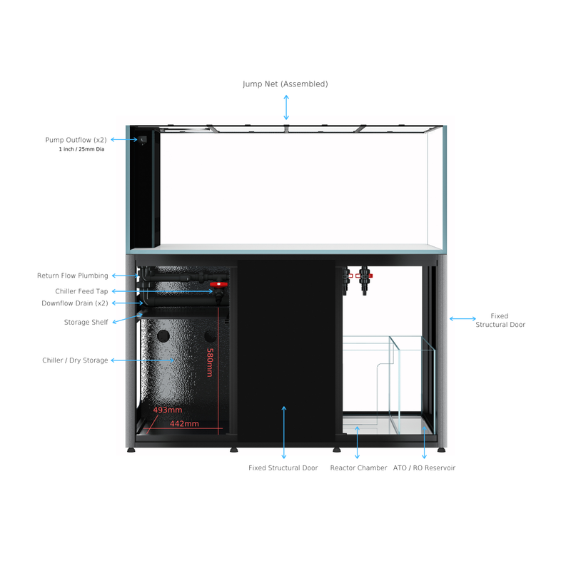Cade Aquariums S2 Peninsula Aquarium 1500