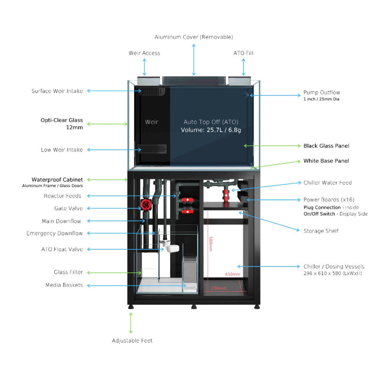 Cade Aquariums Reef S2 900