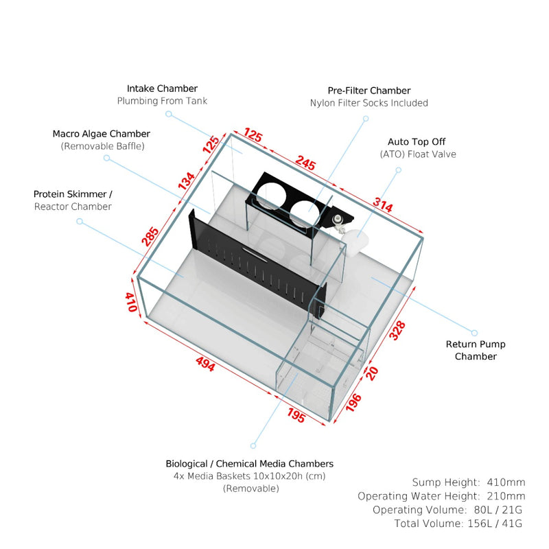 Cade Aquariums Reef S2 1200