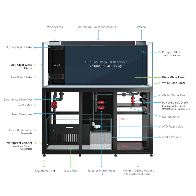 Cade Aquariums Reef S2 1500