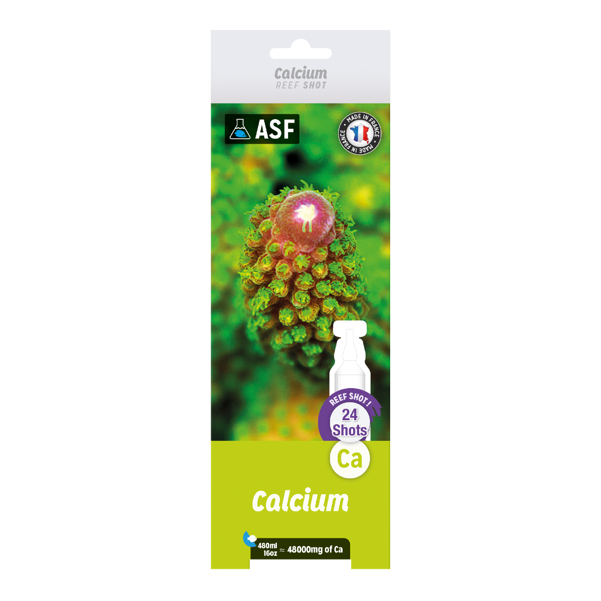 Asf Rhodes ASF Calcium 480ml - 24 Shots — Kraken Corals