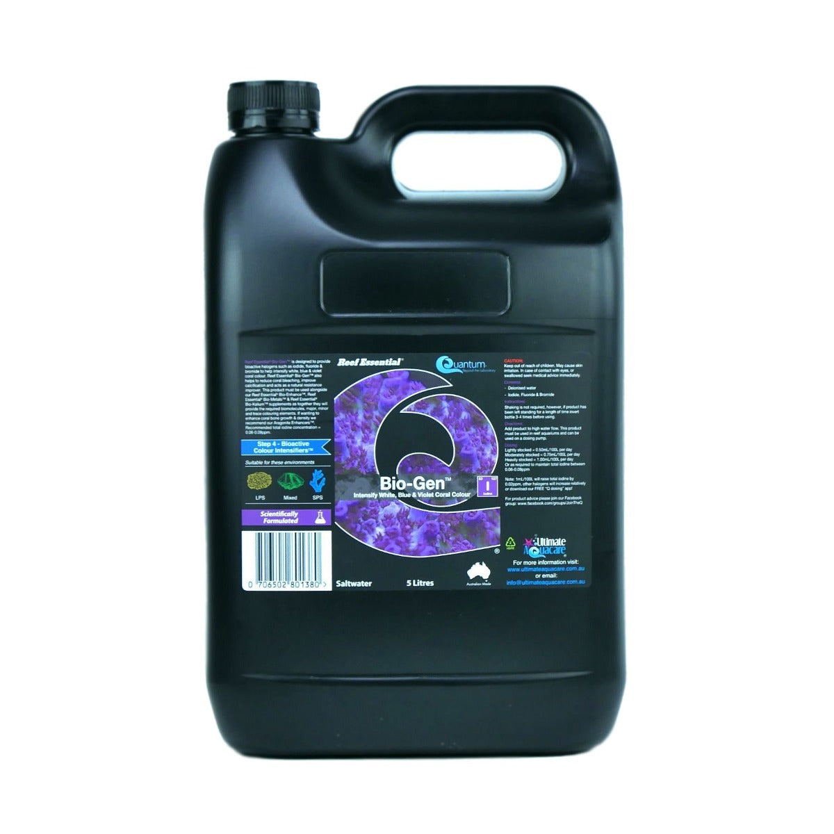 Quantum Bio Quantum Bio Gen (White, Blue & Violet) 5000ml — Kraken Corals