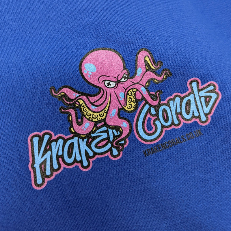 Kraken Corals Blue Hoodie