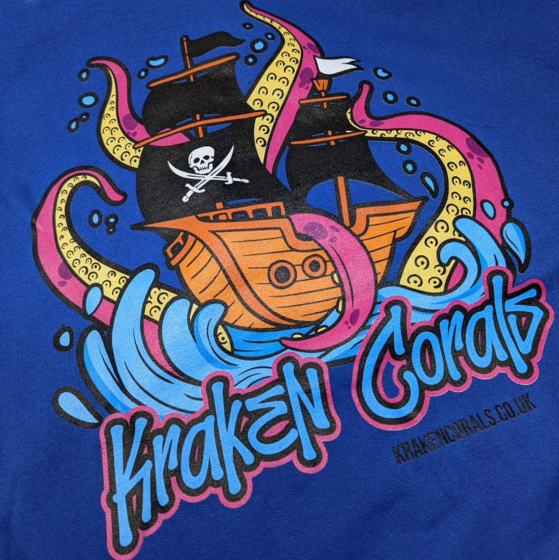 Kraken Corals Blue Hoodie