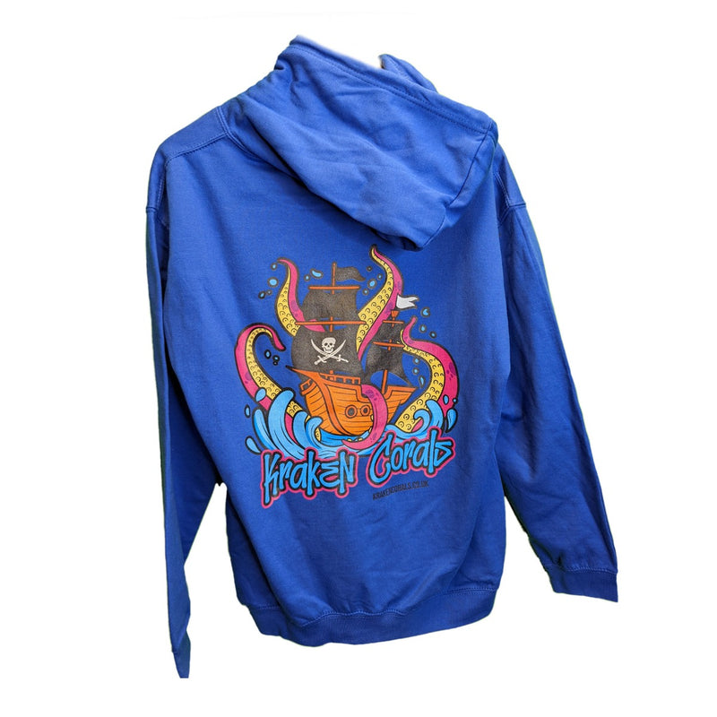 Kraken Corals Blue Hoodie