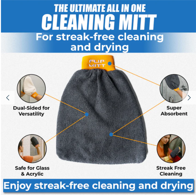 Flipper Flip-Mitt Dual Purpose Cleaning Mitt