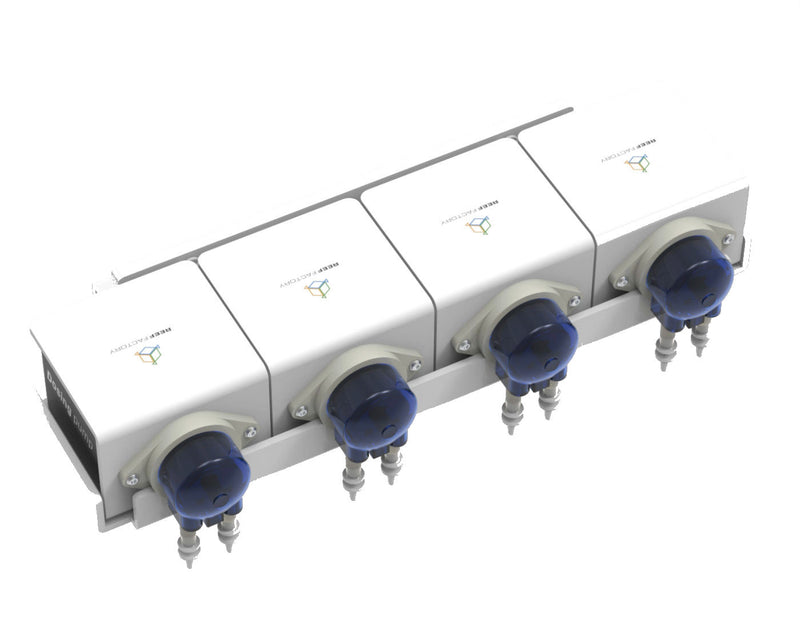Reef Factory Dosing Pump 4 Pack Inc Bracket