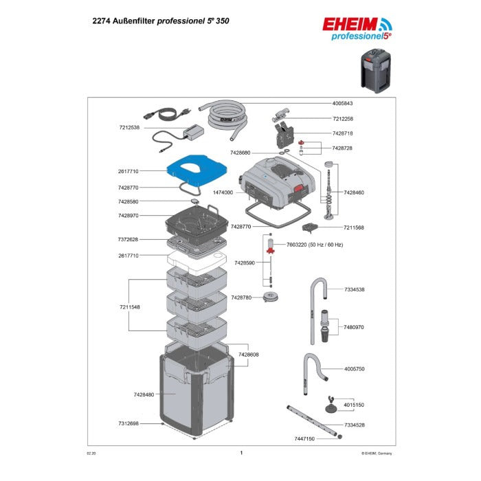Eheim Professionel 5e 450 External Filter
