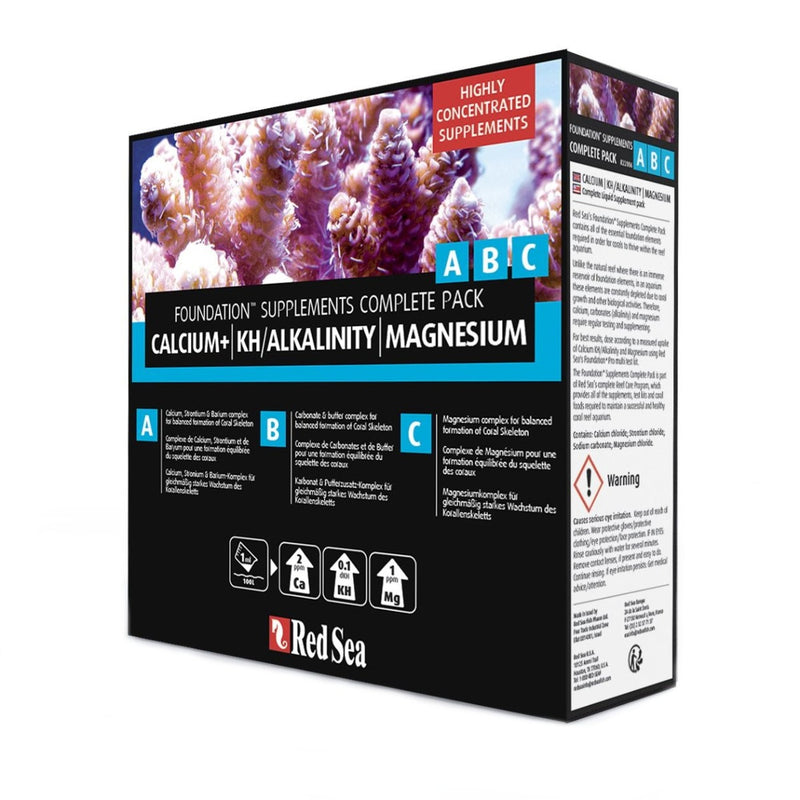 Red Sea Foundation Supplements Complete Pack (Foundation ABC) 250ml x3