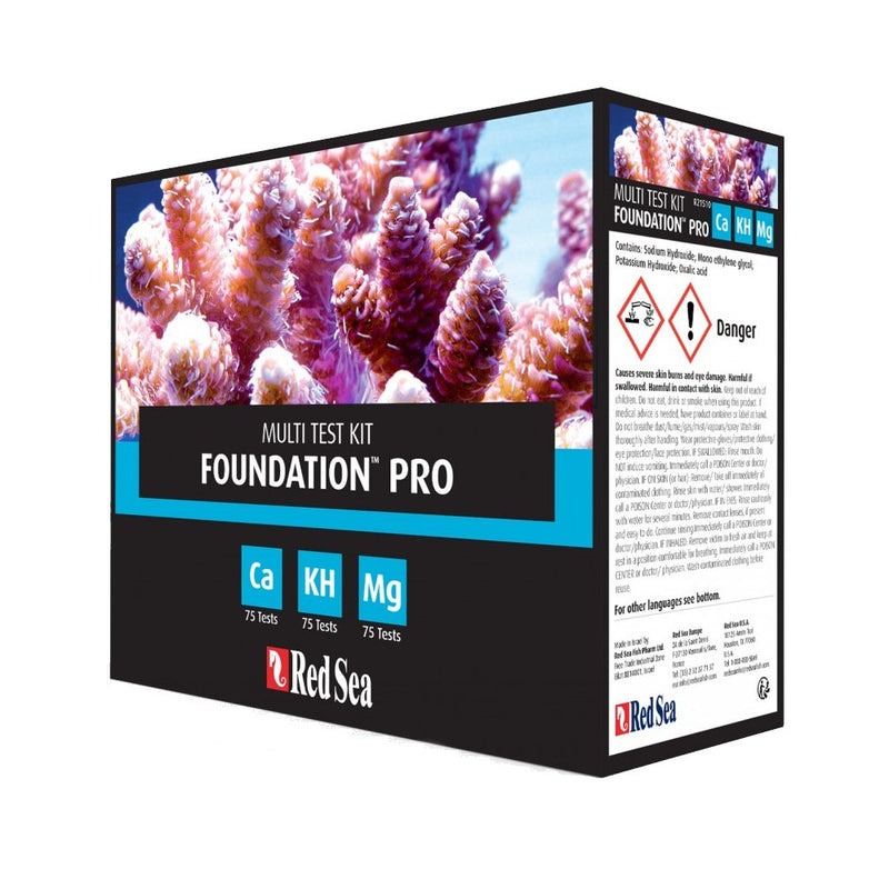 Red Sea Reef Foundation Pro Test Kit (Calcium, Magnesium, Alkalinity)
