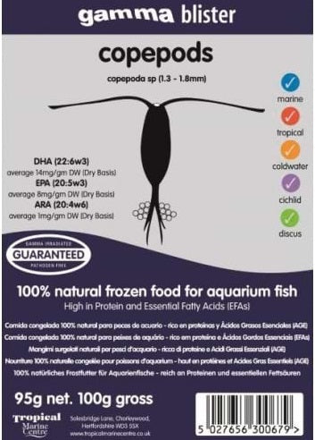 Gamma Copepod Blister Pack 100g