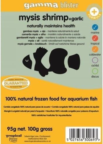 Gamma Mysis Shrimp + Garlic Blister Pack 100g