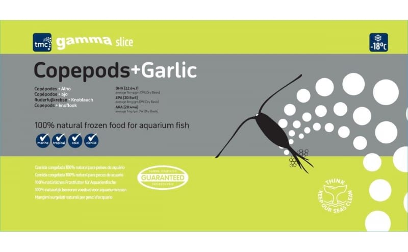Gamma Slice Copepod + Garlic Flat Pack 250g