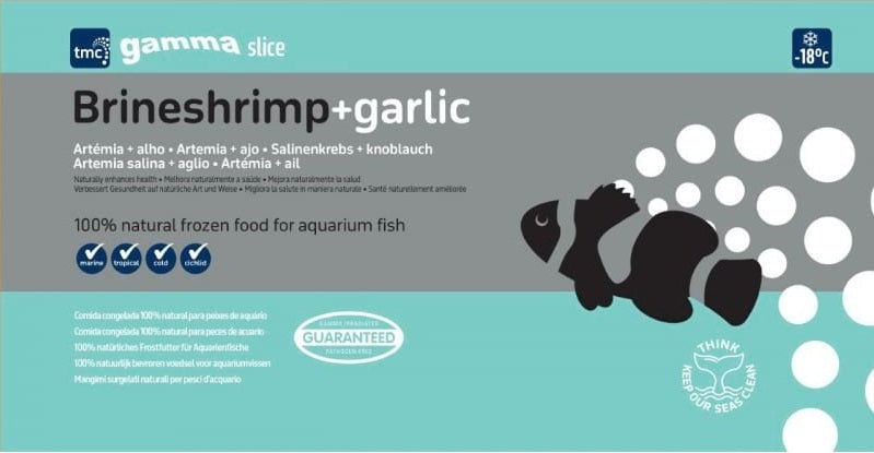 Gamma Slice Garlic Brineshrimp Flat Pack 250g