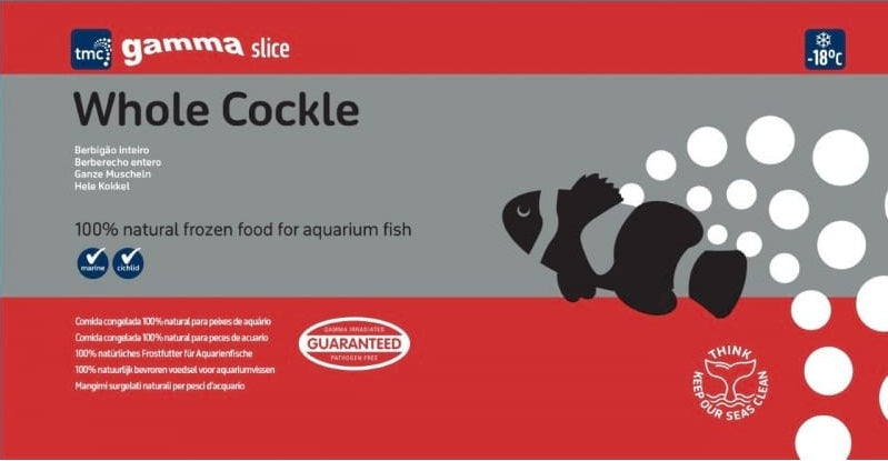 Gamma Slice Whole Cockle Flat Pack 250g
