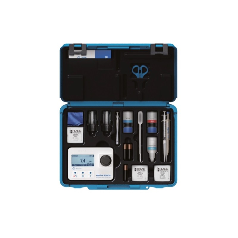 Hanna HI-97115C Wireless Bluetooth Marine Master Multiparameter Photometer Kit