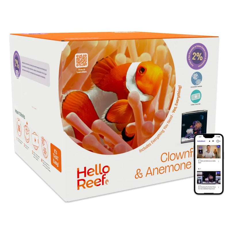Hello Reef All In One Clownfish & Anemone Aquarium Kit