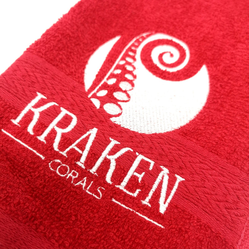 Kraken Corals Water Change Towel - Red