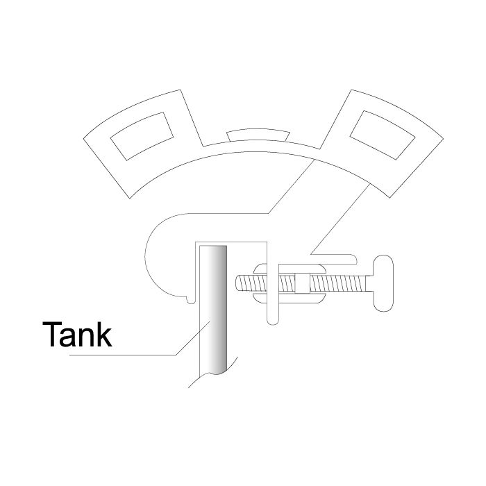 Ista Aquarium Hose Holder