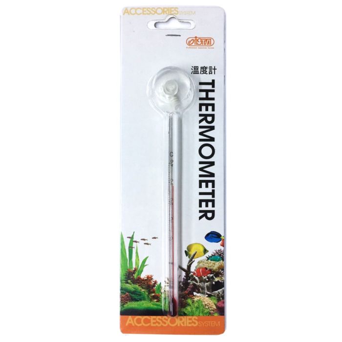 Ista 13cm Glass Aquarium Thermometer with Suction Cup