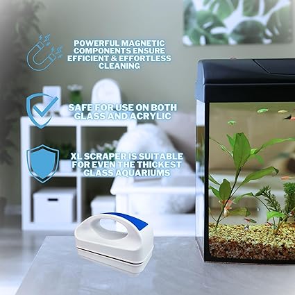 Small Magnetic Glass Cleaner with Handle (S/M/L)