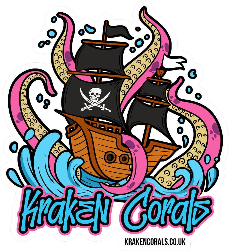 Kraken Corals Sticker - Ship Grafitti