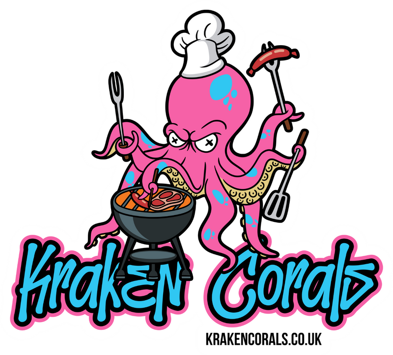 Kraken Corals Sticker - Kraktopus BBQ