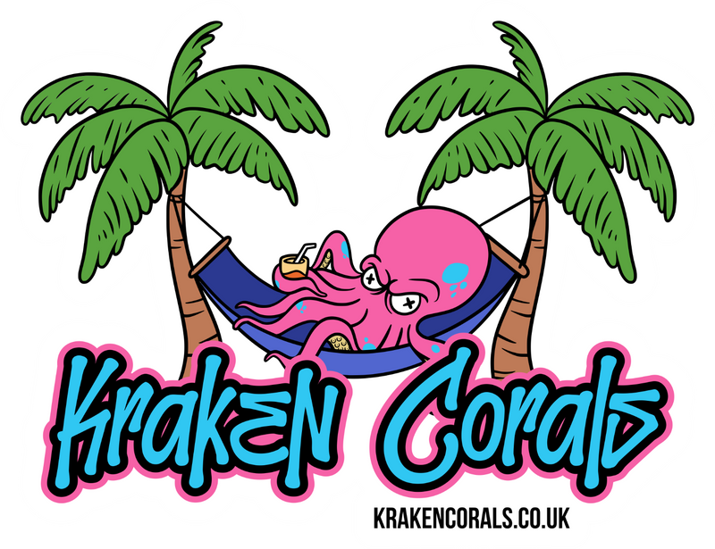 Kraken Corals Sticker - Kraktopus In Hammock