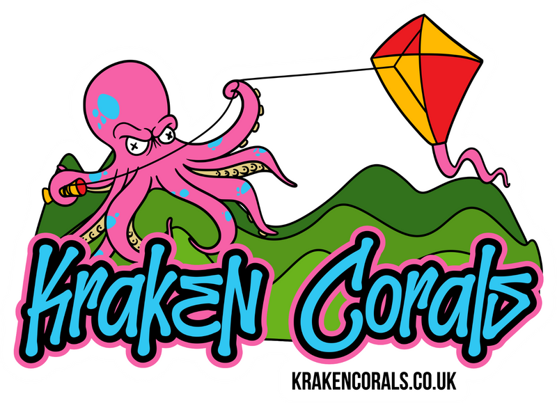 Kraken Corals Sticker - Kraktopus Flying a Kite