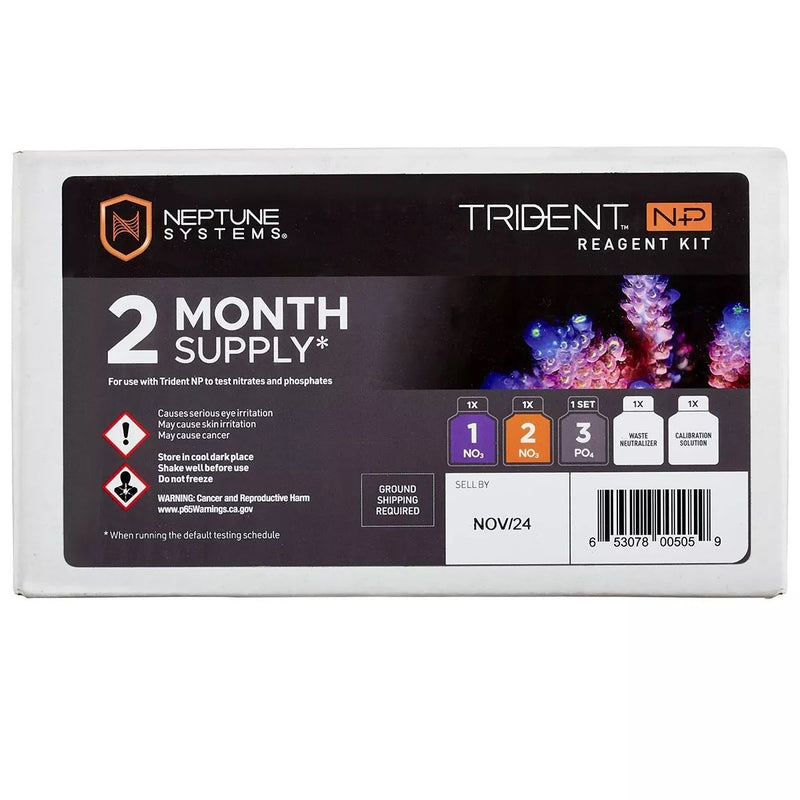 Trident NP Nitrate & Phosphate 2 Month Reagent Set