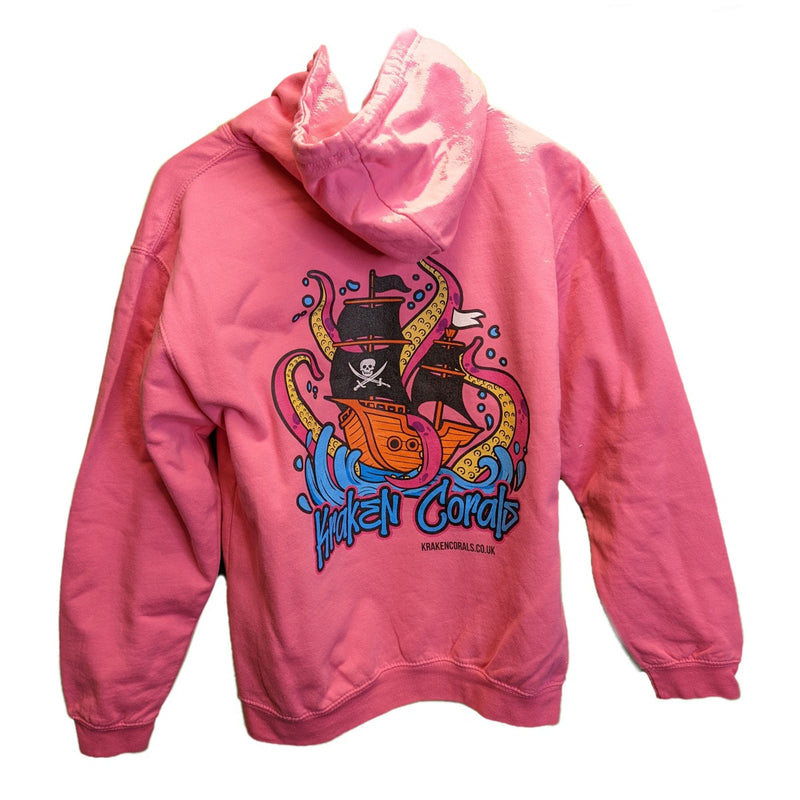 Kraken Corals Pink Hoodie