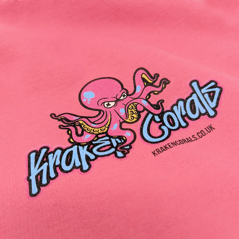 Kraken Corals Pink Hoodie