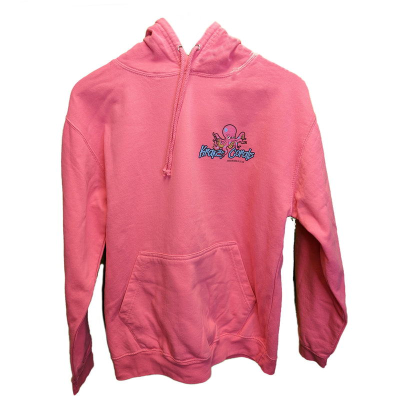 Kraken Corals Pink Hoodie