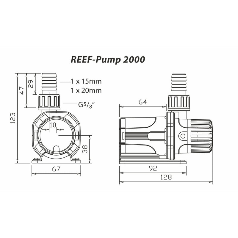 TMC Reef Pump 2000  DC Aquarium Pump