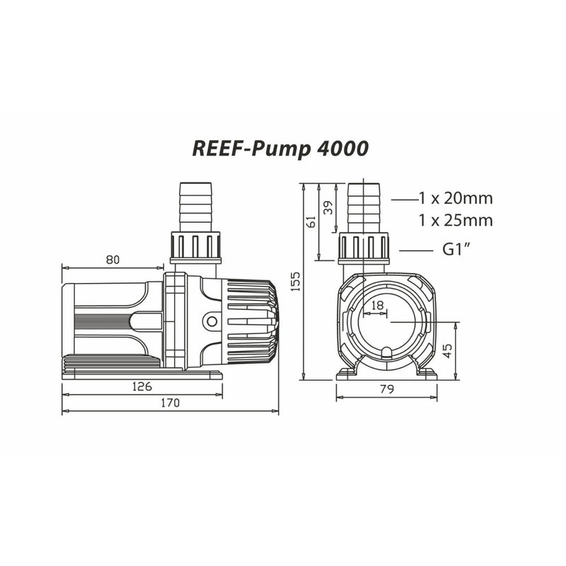 TMC Reef Pump 4000  DC Aquarium Pump