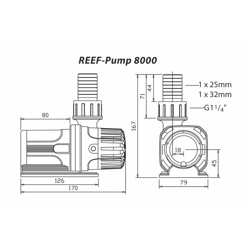 TMC Reef Pump 8000  DC Aquarium Pump
