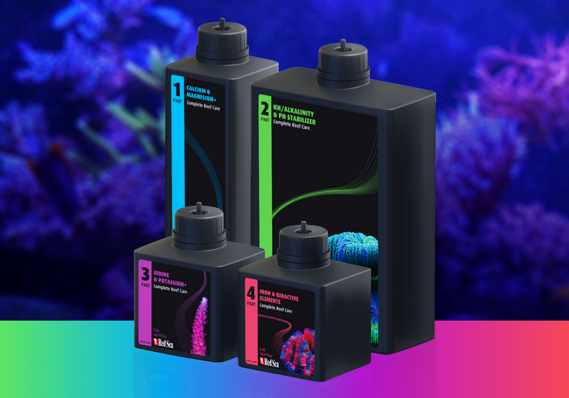 Red Sea 4 Part Complete Reef Care Medium Set 300L