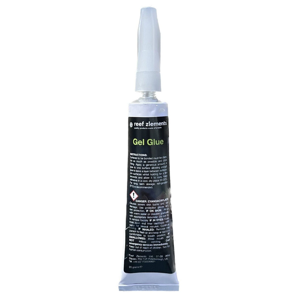 Reef Zlements Gel Frag Glue 20g - 1 Tube — Kraken Corals