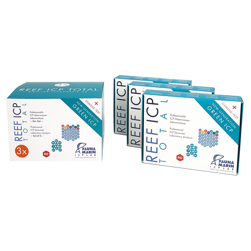 Fauna Marin Total Reef ICP Test (3 Test Pack)