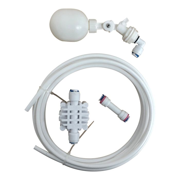 Automatic RO Shut Off Kit including Float valve, 4 way valve, 3m tubing and straight connector
