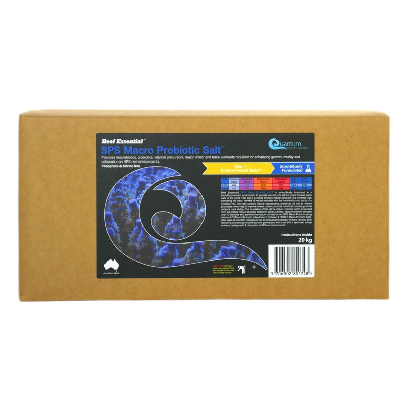Quantum SPS Macro Probiotic Salt 20kg Box