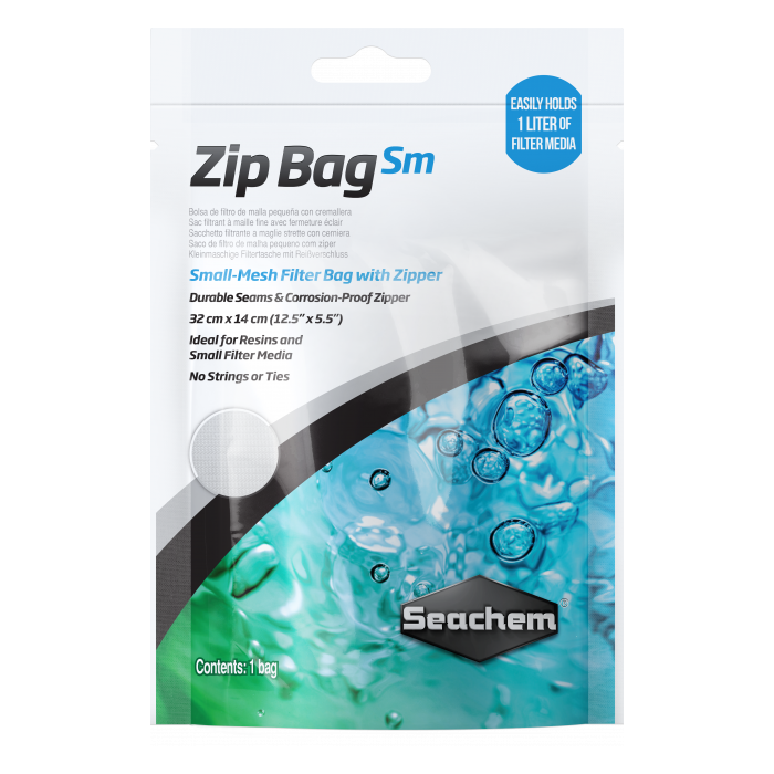Seachem Zip Bag Sml Mesh 12.5x5.5"