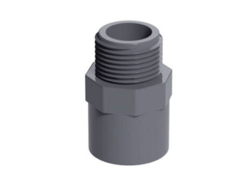 25mm to 3/4" PVC Threaded Male Connector