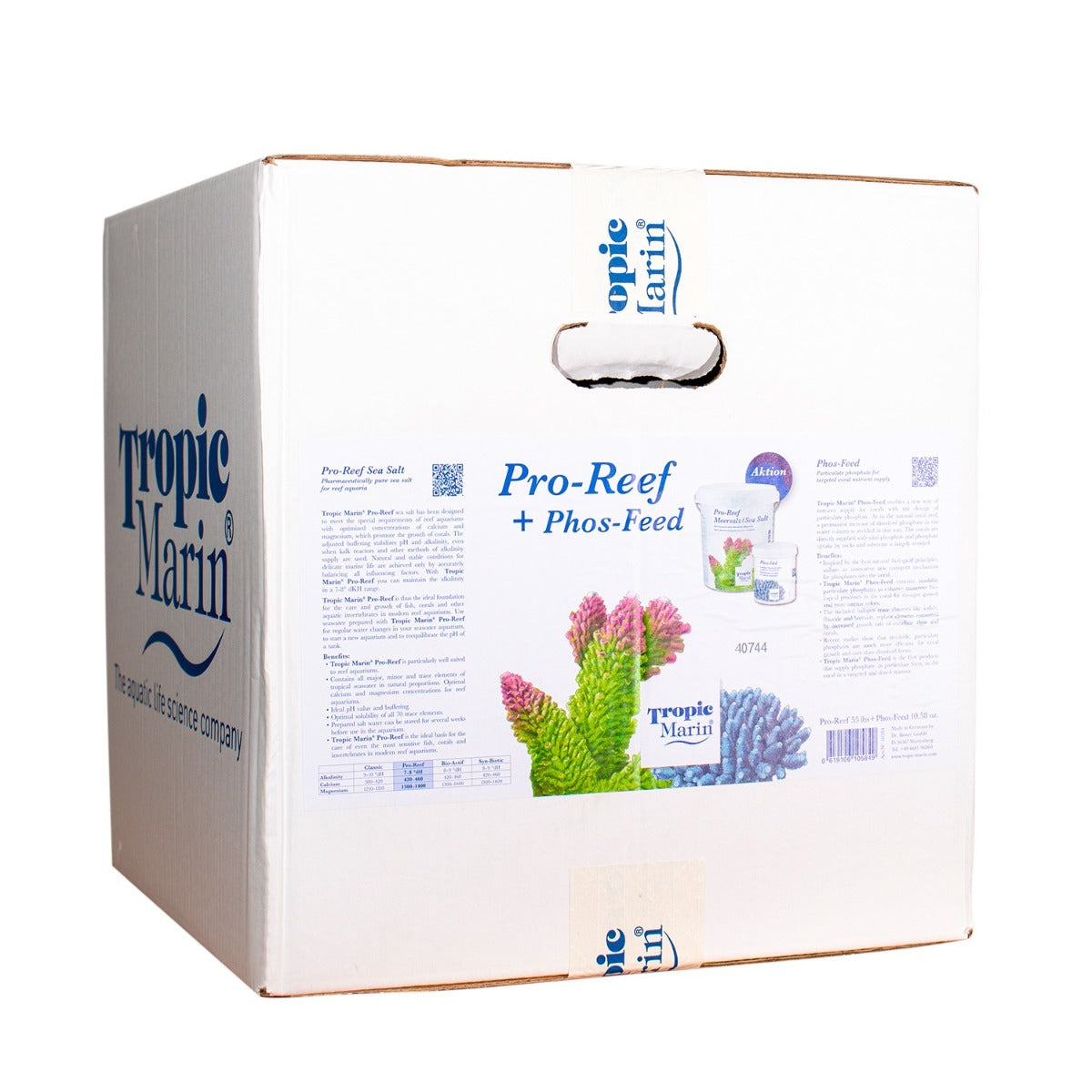 Tropic Marin Pro Reef Salt 25kg Bucket + Phos-Feed — Kraken Corals
