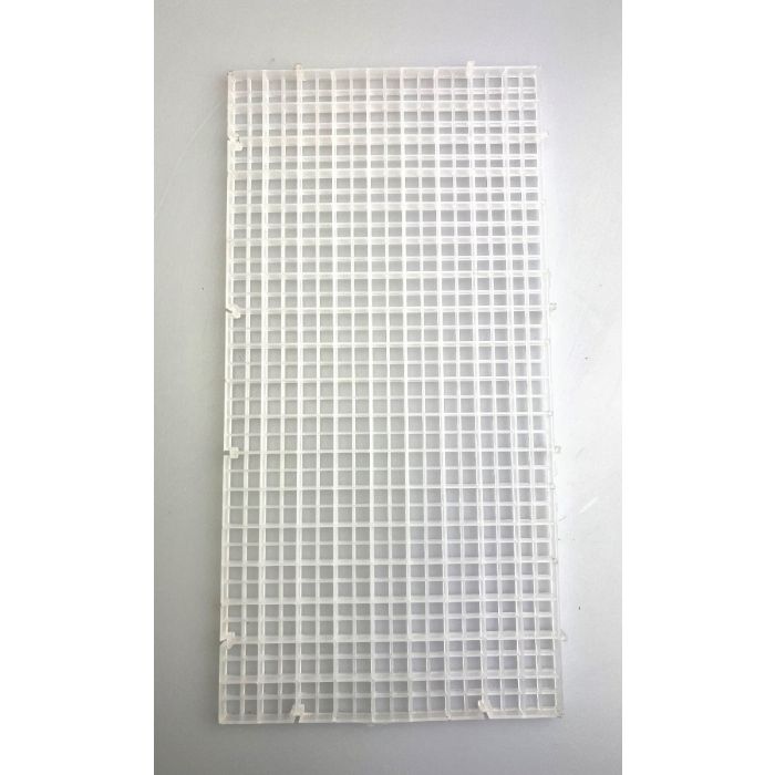 1 x White Egg Crate Sheet 30cm x 15cm