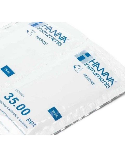 HI-70024P Salinity Standard 35.00ppt 20ml Sachet 