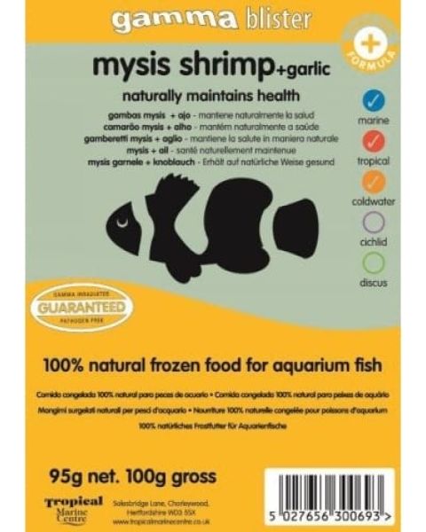 Gamma Mysis Shrimp + Garlic Blister Pack 100g 